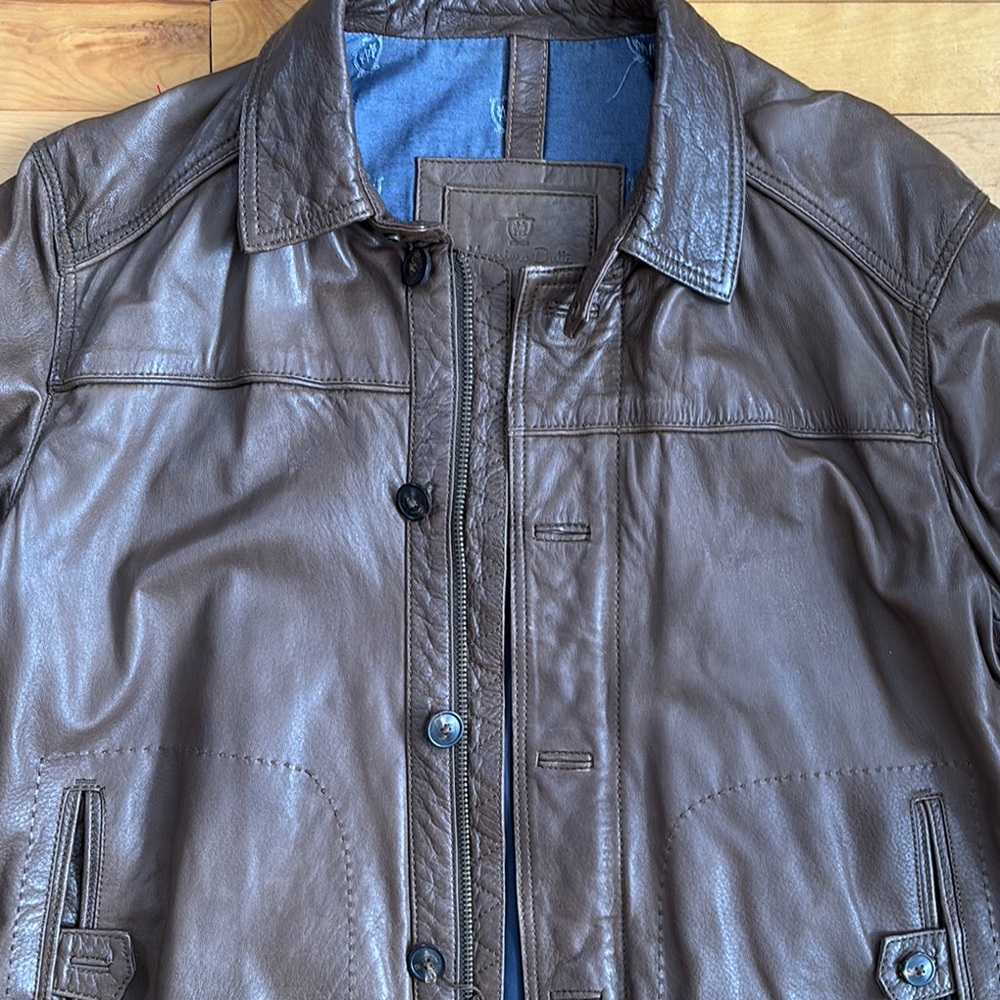 Men's Brown Leather Jacket